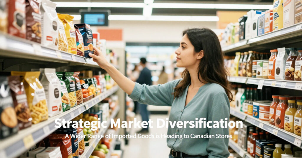 A wider range of imported goods is heading to Canadian stores