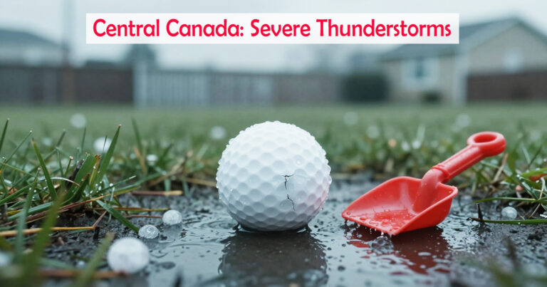 Central Canada: Severe Thunderstorms & Large Hail Risk
