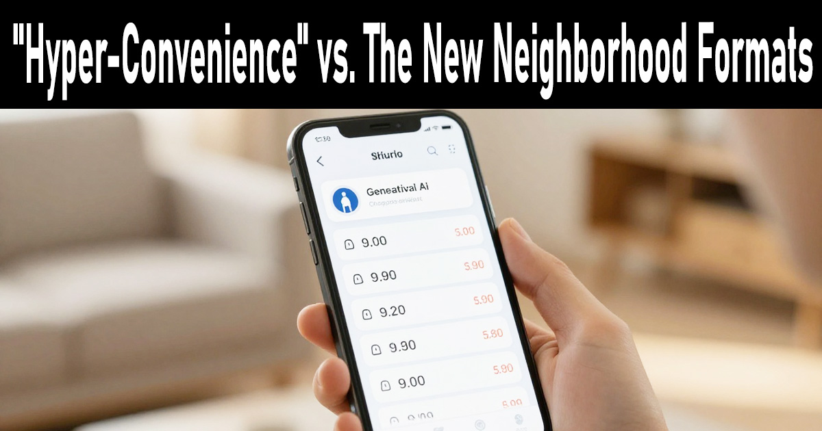 "Hyper-Convenience" vs. The New Neighborhood Formats