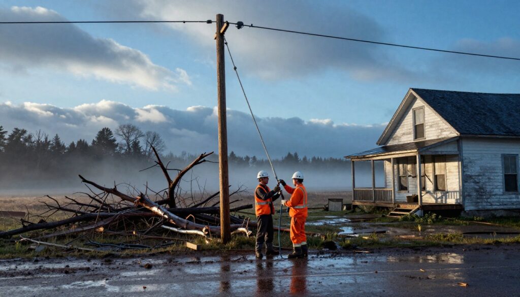 Just after 3:30 p.m. on Tuesday, phones across southern Manitoba began to blare. The first warning was for farmland east of Morris, where spotters had