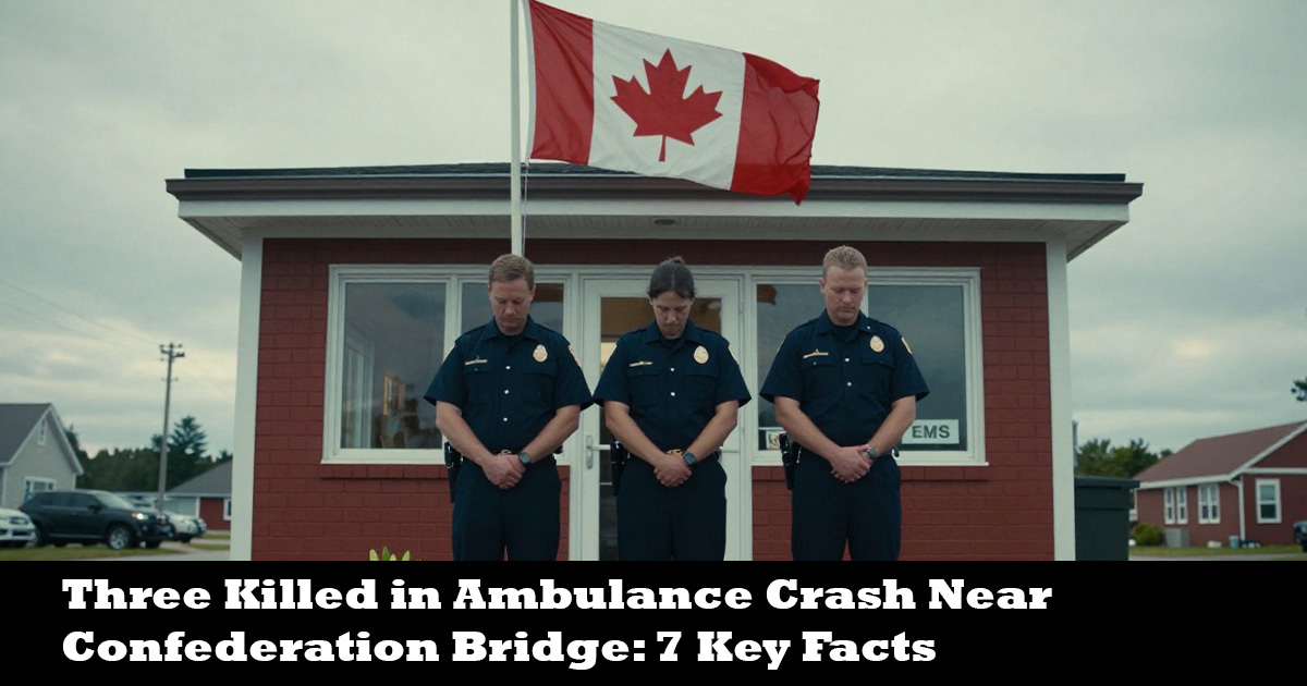 Three Killed in Ambulance Crash Near Confederation Bridge: 7 Heartbreaking Facts